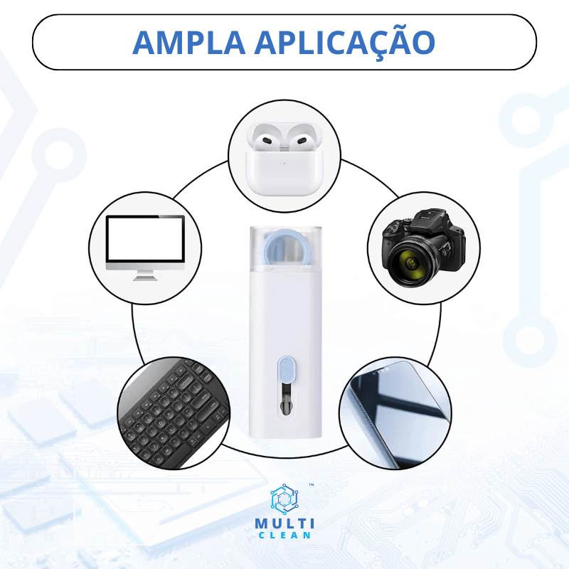 MultiClean™ - Kit de Limpeza de eletrônicos 7em1 - ame&loja