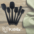 KitMix™ - Conjunto de Espátulas de Silicone Antiaderente - ame&loja