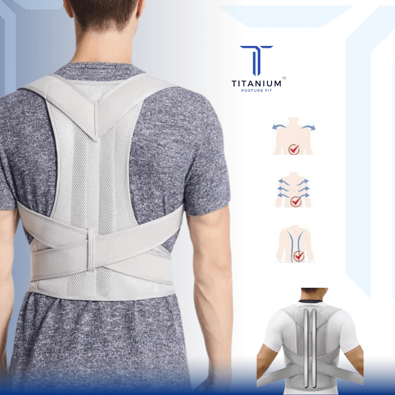 Titanium PostureFit™ - Corretor Postural - ame&loja